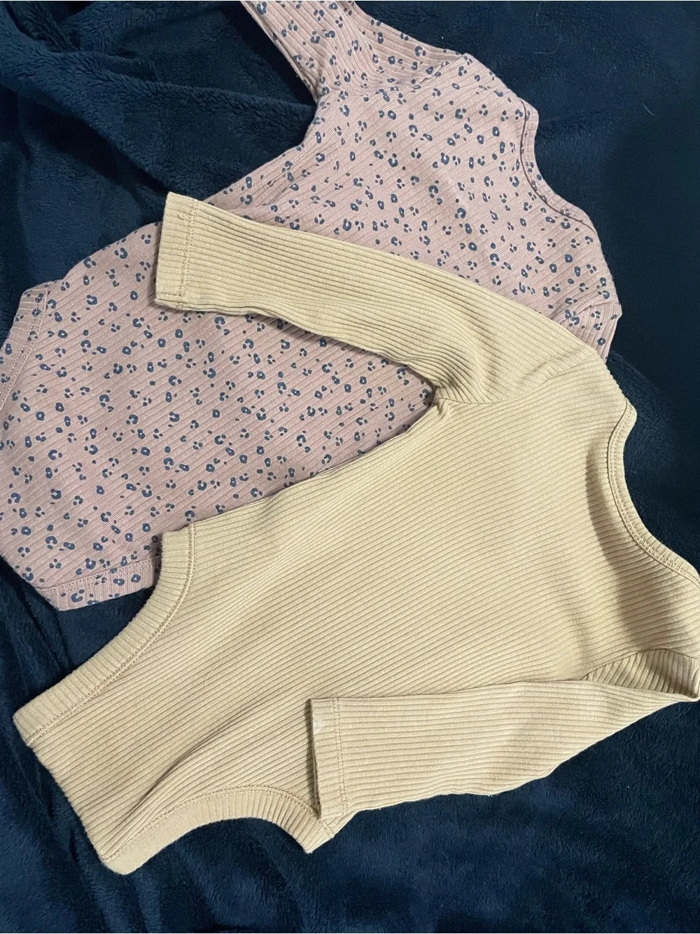 Carter's Ribbed Long-Sleeve Bodysuit in Mustard